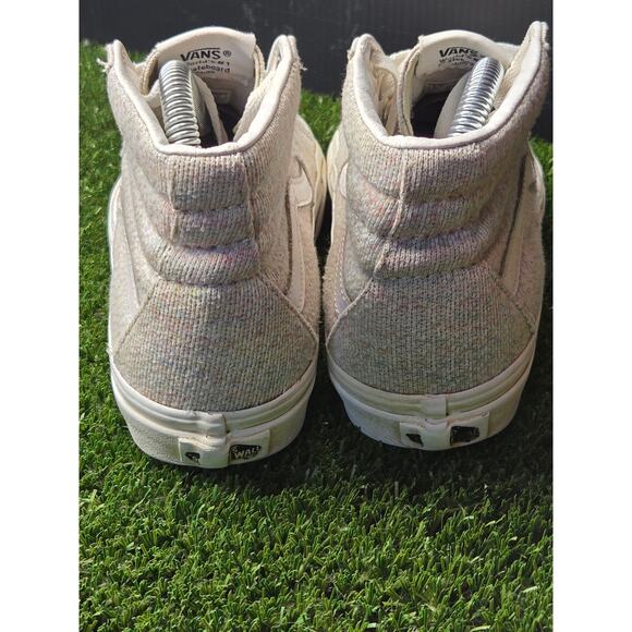 VANS SK8-Hi MTE-1 Marshmallow Ivory Sneakers Lined Shoes Women's Size 5 - Picture 5 of 7